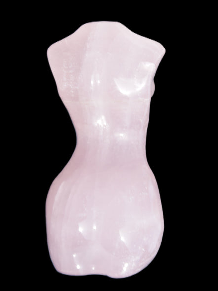 Rose Quartz goddess 80*37mm 126g Rocks and Things