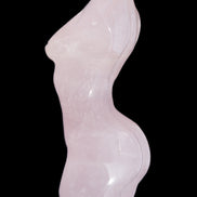 Rose Quartz goddess 80*37mm 126g Rocks and Things