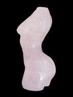 Rose Quartz goddess 80*37mm 126g Rocks and Things