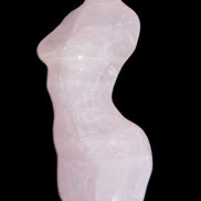 Rose Quartz goddess 80*37mm 126g Rocks and Things