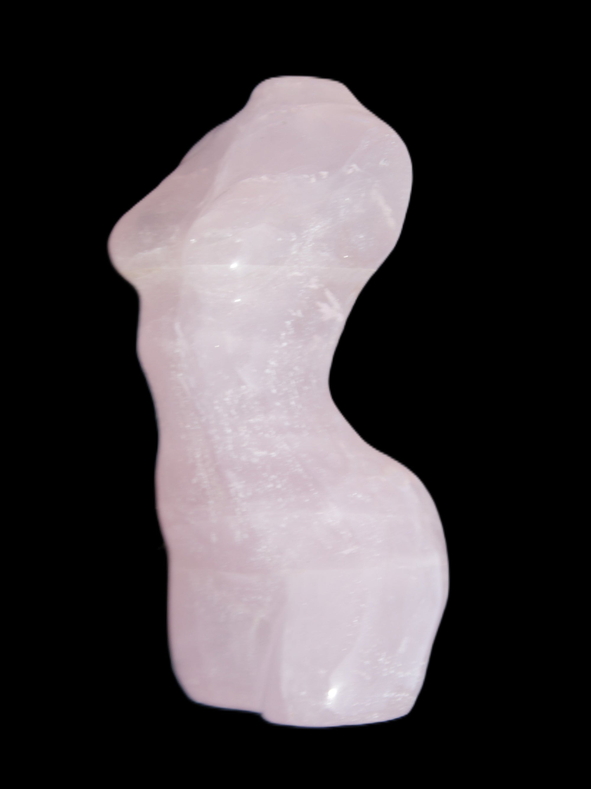 Rose Quartz goddess 80*37mm 126g Rocks and Things