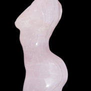 Rose Quartz goddess 80*37mm 126g Rocks and Things