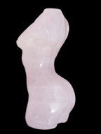 Rose Quartz goddess 80*37mm 126g Rocks and Things