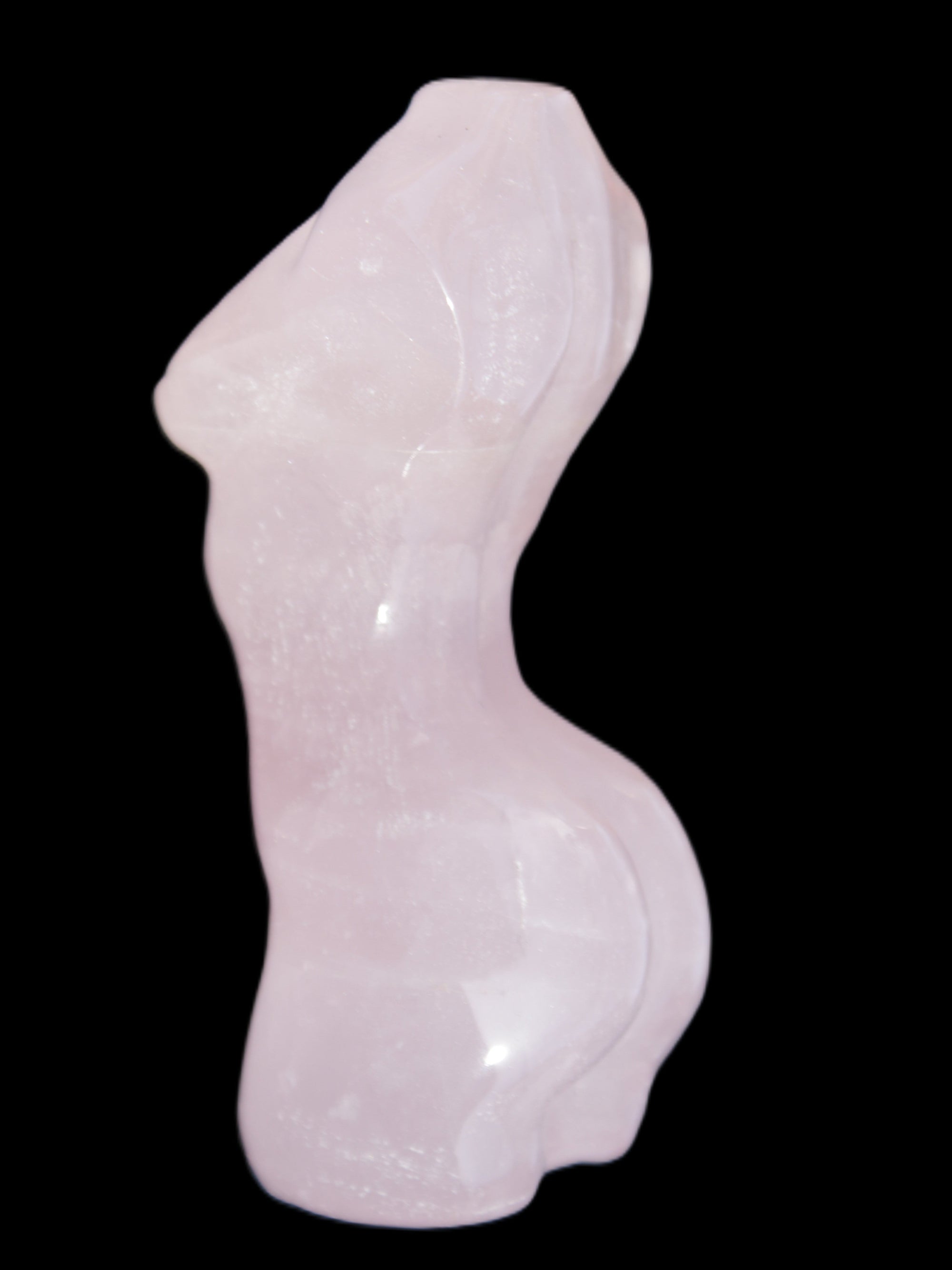 Rose Quartz goddess 80*37mm 126g Rocks and Things