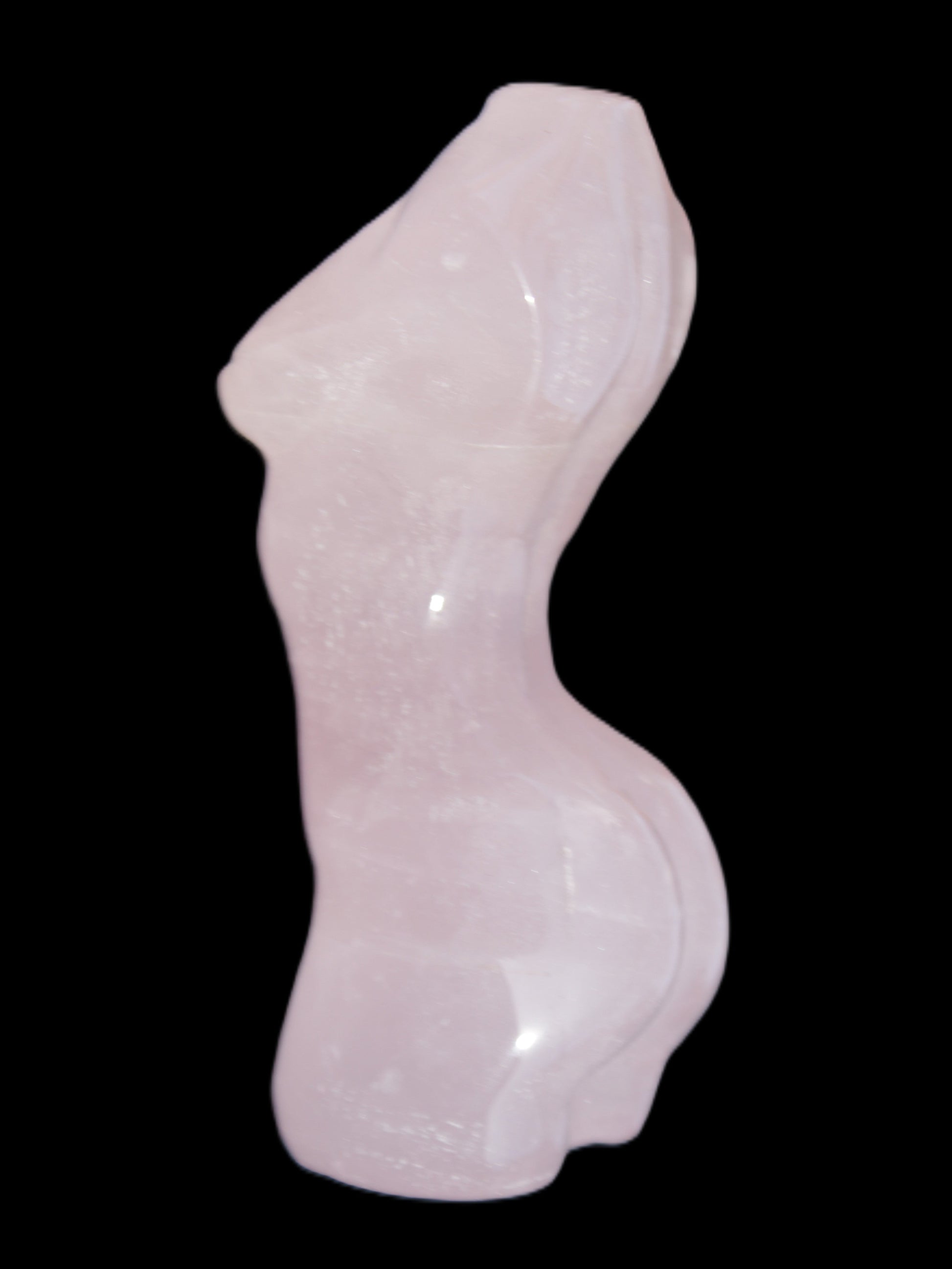 Rose Quartz goddess 80*37mm 126g Rocks and Things