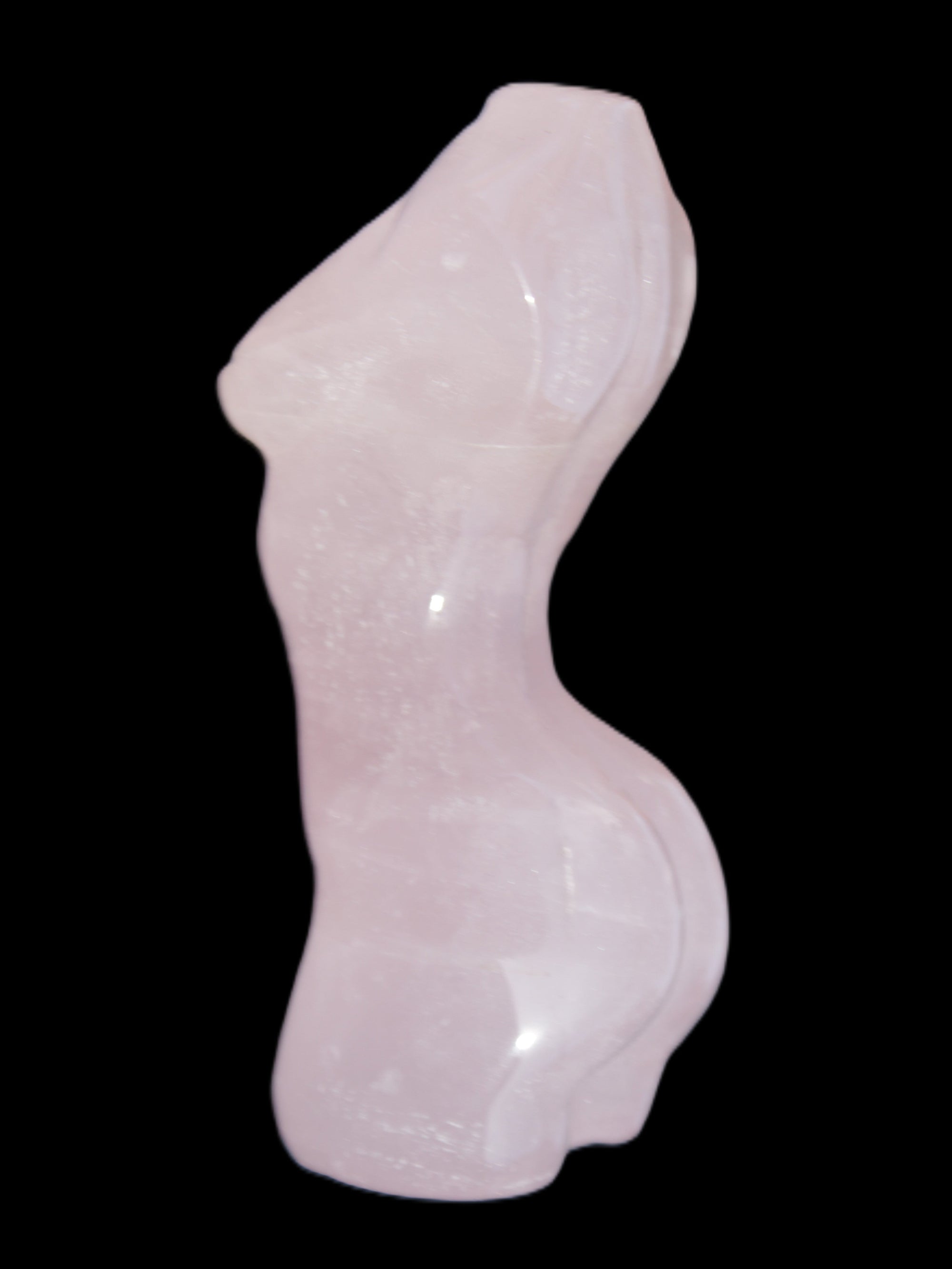 Rose Quartz goddess 80*37mm 126g Rocks and Things