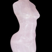 Rose Quartz goddess 80*37mm 126g Rocks and Things