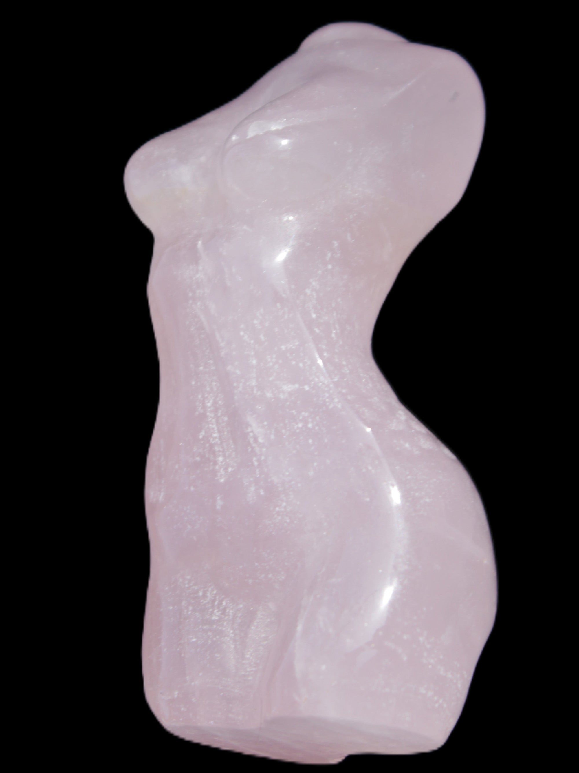 Rose Quartz goddess 80*37mm 126g Rocks and Things