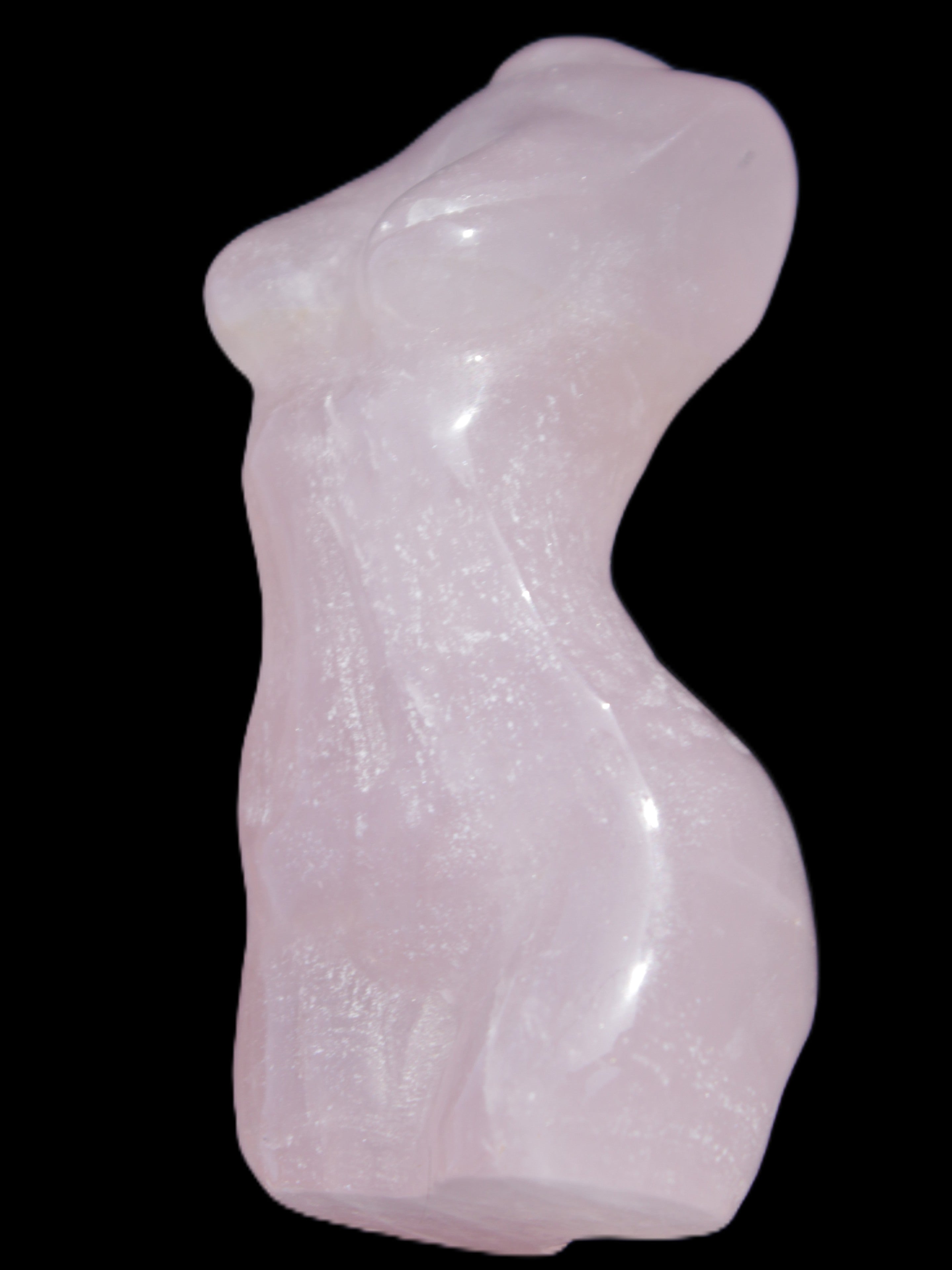 Rose Quartz goddess 80*37mm 126g Rocks and Things