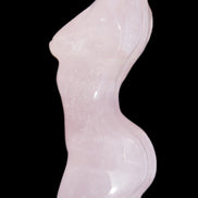 Rose Quartz goddess 80*37mm 126g Rocks and Things