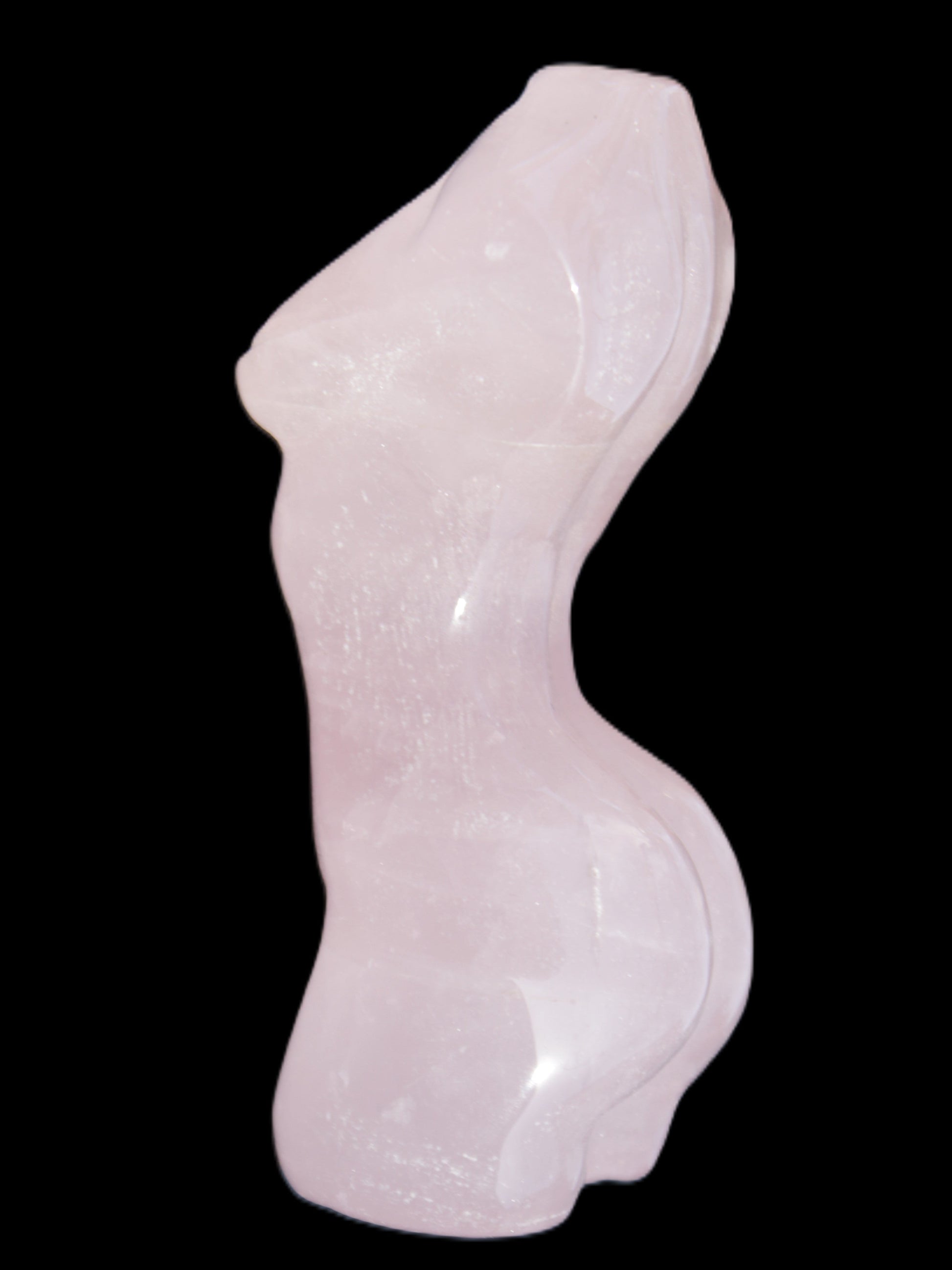 Rose Quartz goddess 80*37mm 126g Rocks and Things