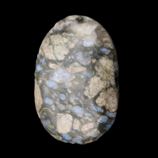 Llanite Que Sera palm stone 52*17*35mm 55g in sunlight - Rocks and Things Store