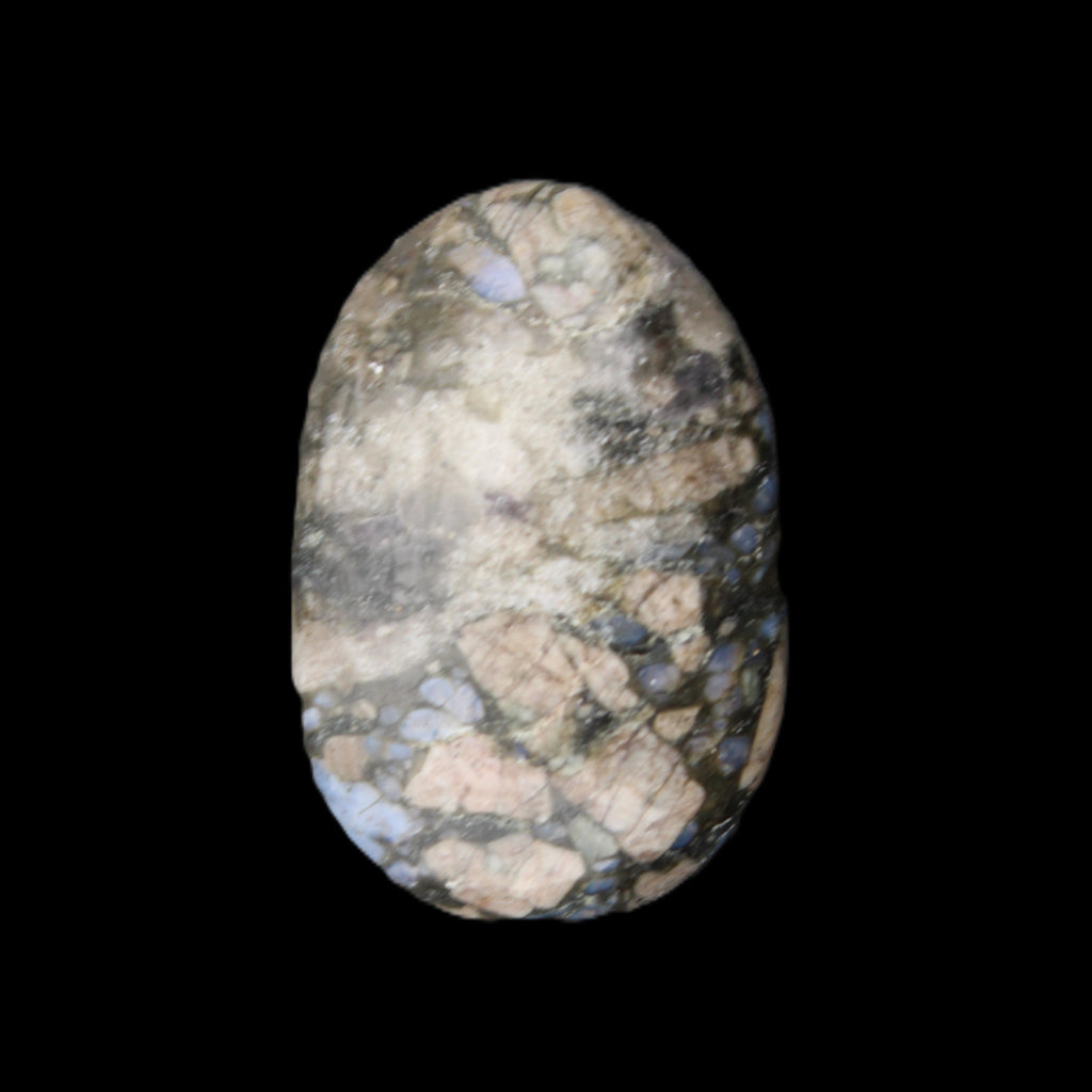Llanite Que Sera palm stone 52*17*35mm 55g in sunlight - Rocks and Things Store