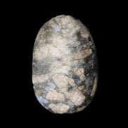 Llanite Que Sera palm stone 52*17*35mm 55g in sunlight - Rocks and Things Store