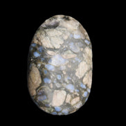 Llanite Que Sera palm stone 52*17*35mm 55g in sunlight - Rocks and Things Store