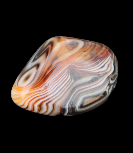 Crazy Lace Agate 50*35mm 44g in sunlight - Rocks and Things Store