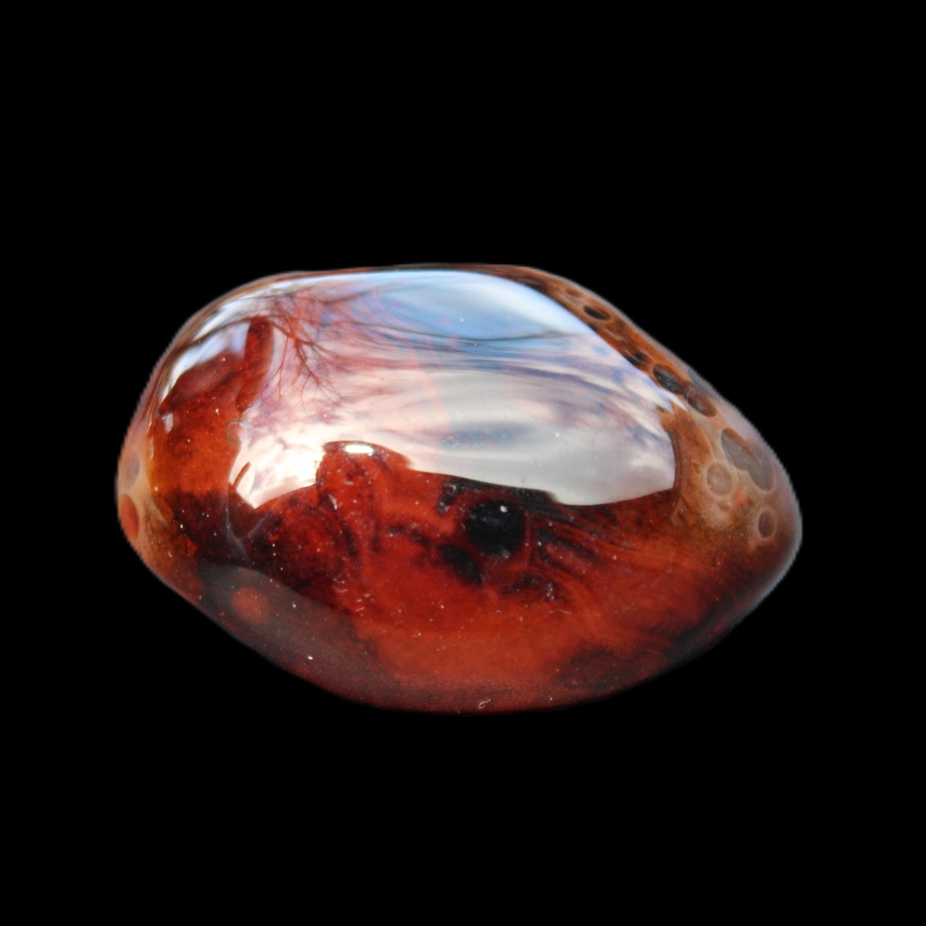 Crazy Lace Agate 52*27*14mm 40g in sunlight - Rocks and Things Store