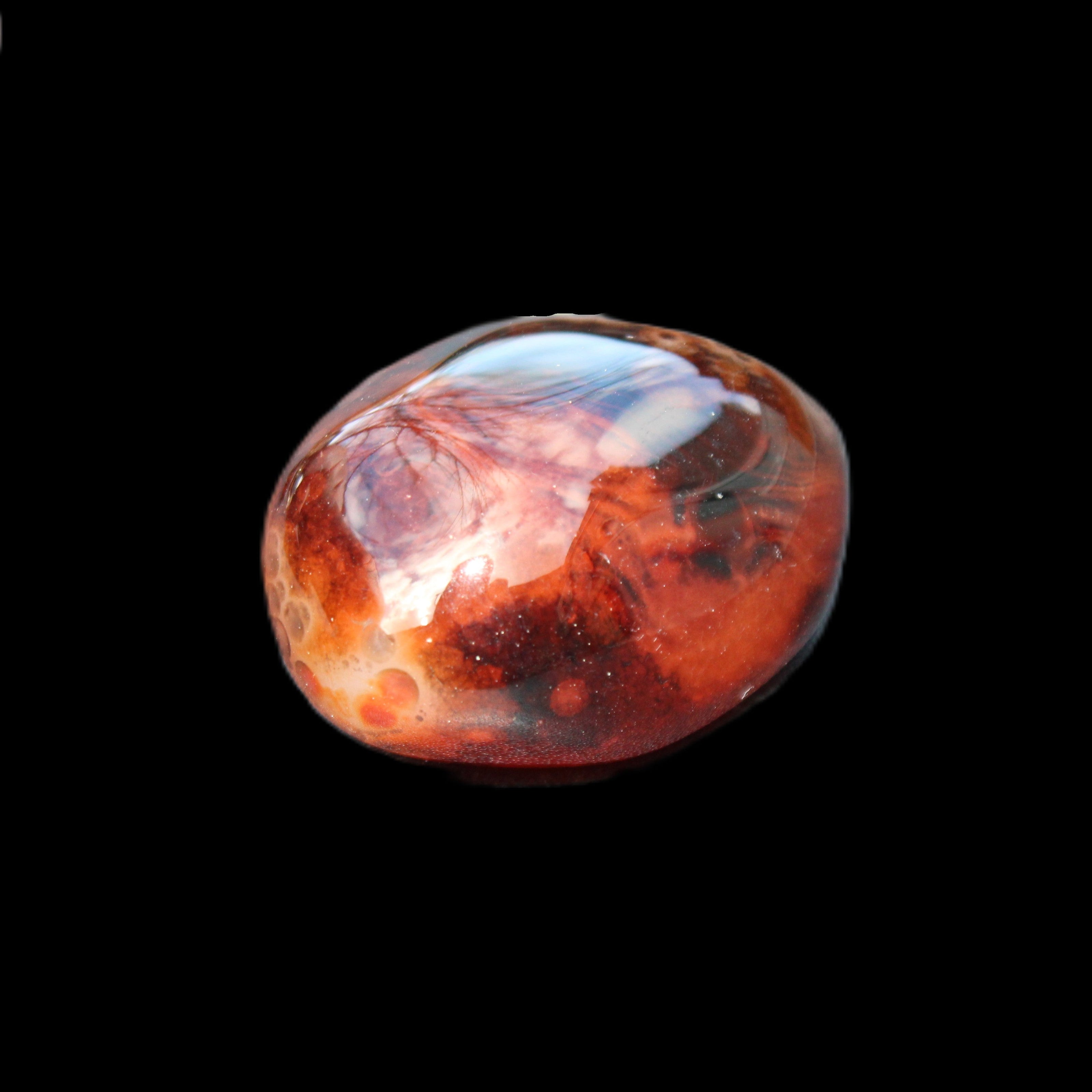 Crazy Lace Agate 52*27*14mm 40g in sunlight - Rocks and Things Store