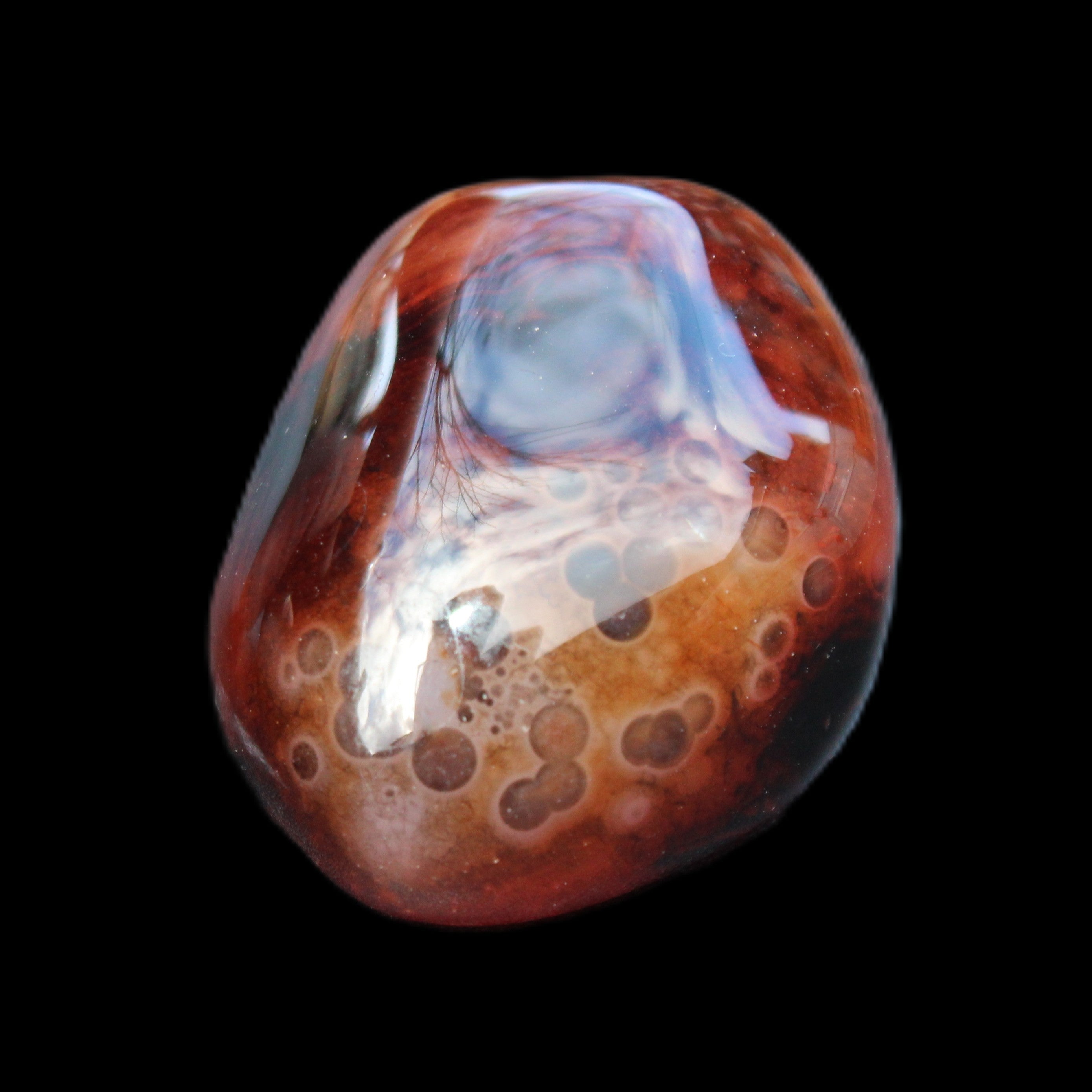 Crazy Lace Agate 52*27*14mm 40g in sunlight - Rocks and Things Store
