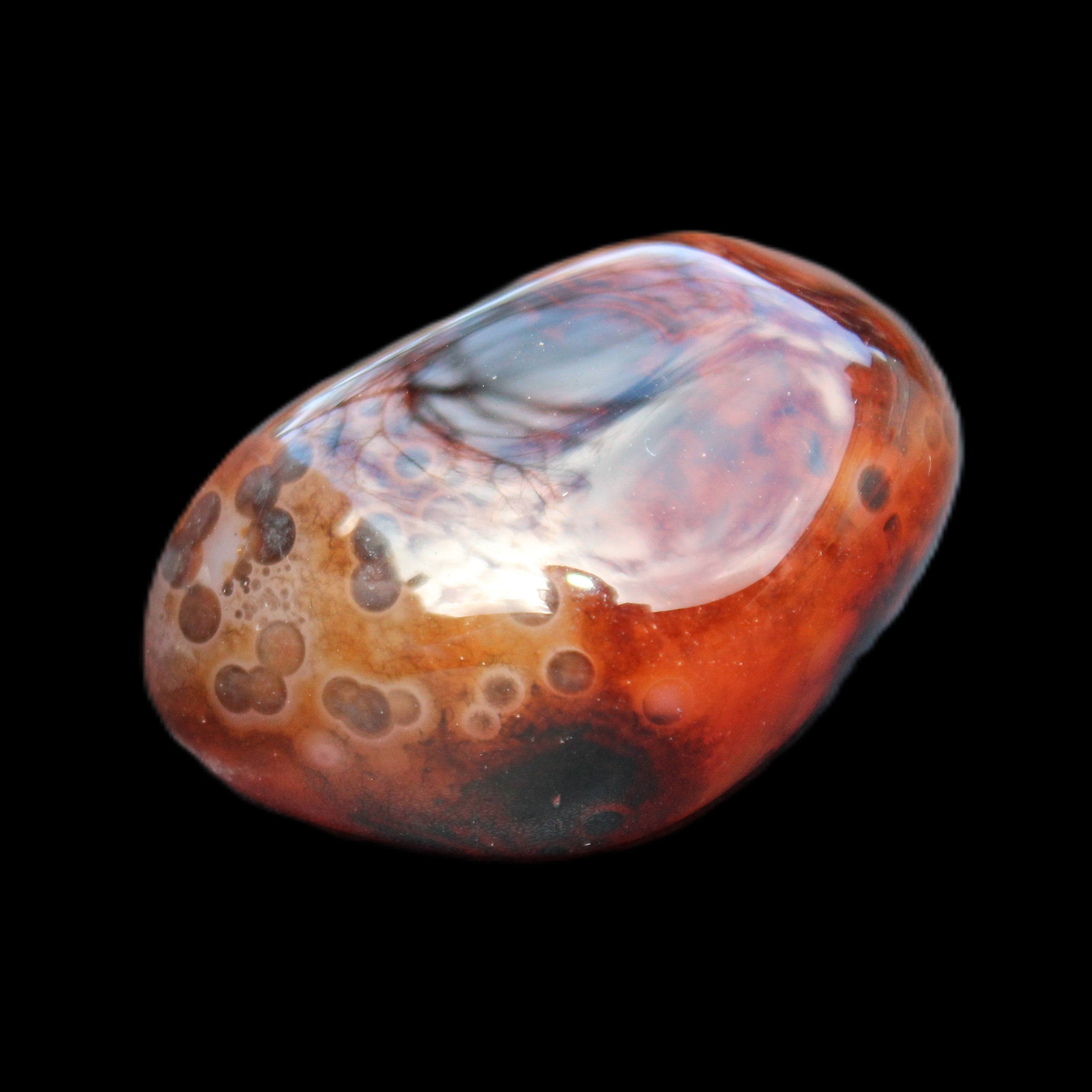 Crazy Lace Agate 52*27*14mm 40g in sunlight - Rocks and Things Store