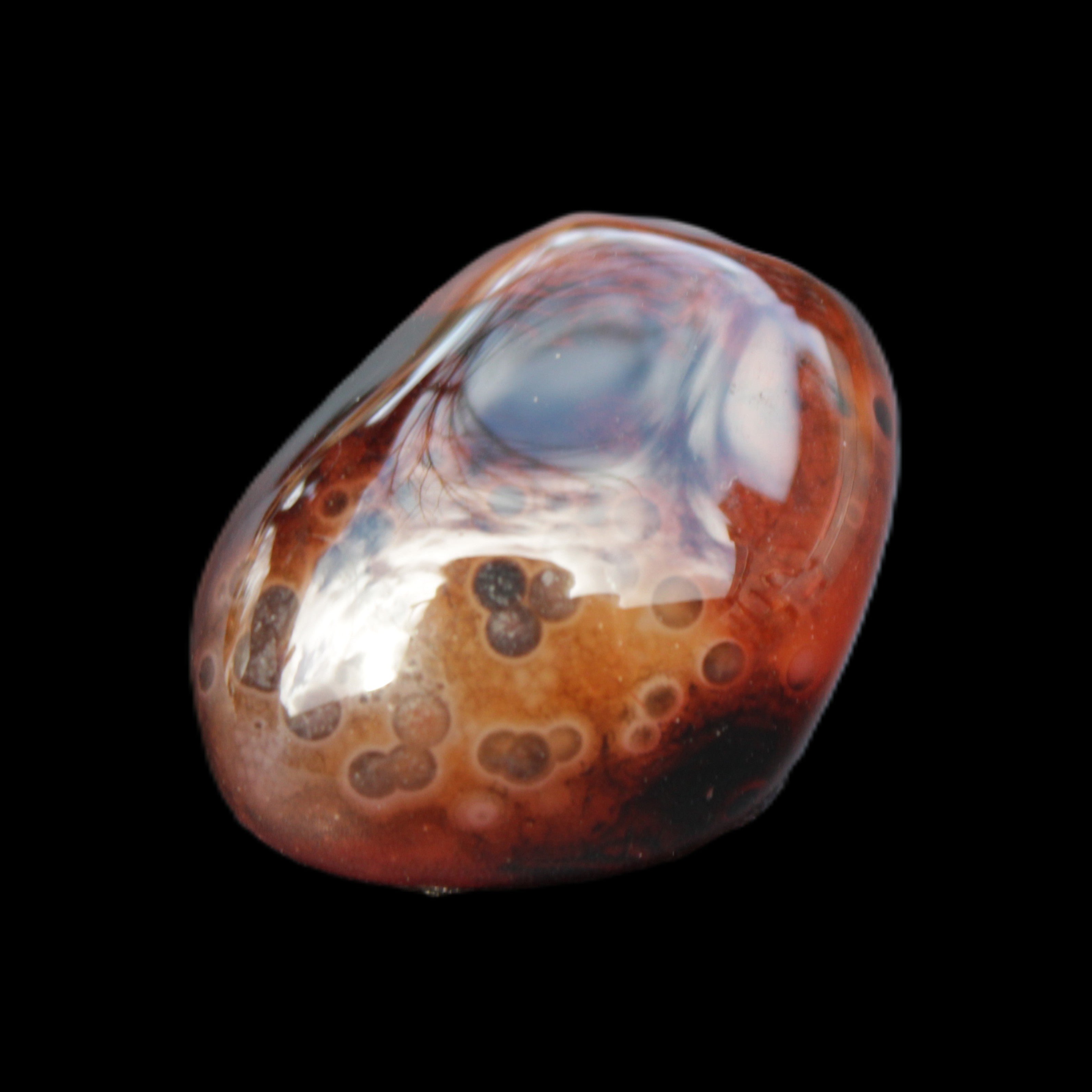 Crazy Lace Agate 52*27*14mm 40g in sunlight - Rocks and Things Store