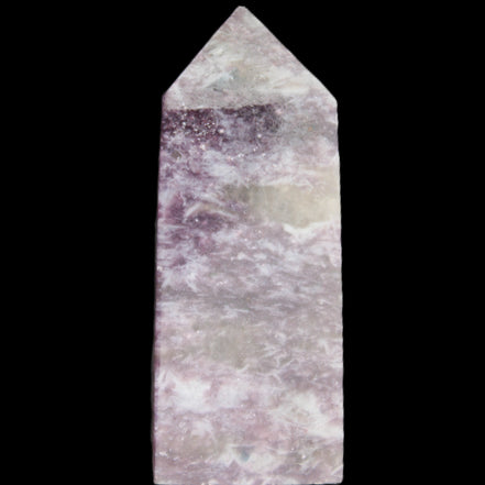 Lepidolite Mica wand 76mm 80g in sunlight - Rocks and Things Store