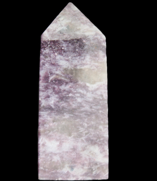 Lepidolite Mica wand 76mm 80g in sunlight - Rocks and Things Store