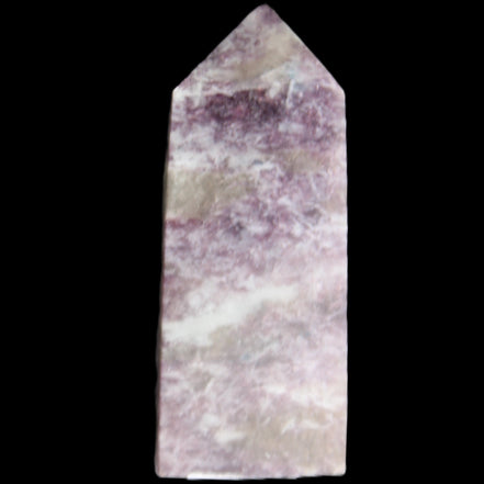 Lepidolite Mica wand 76mm 80g in sunlight - Rocks and Things Store