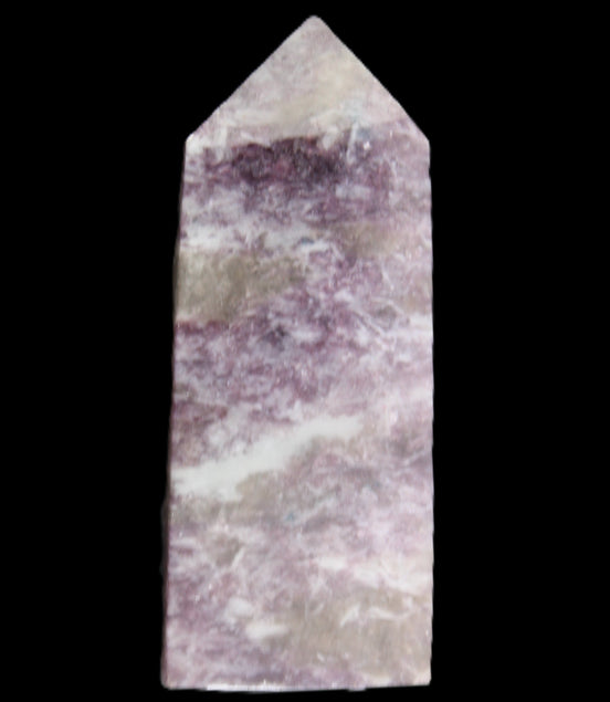 Lepidolite Mica wand 76mm 80g in sunlight - Rocks and Things Store