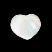 Orthoceras Polished heart 30-37mm 4-7g in sunlight - Rocks and Things Store