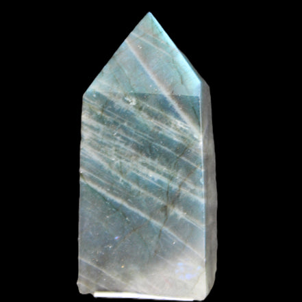 Labradorite wand 53mm 38g in sunlight - Rocks and Things Store