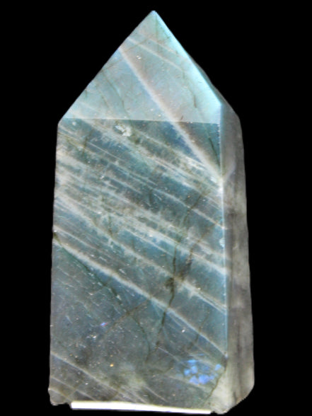 Labradorite wand 53mm 38g in sunlight - Rocks and Things Store
