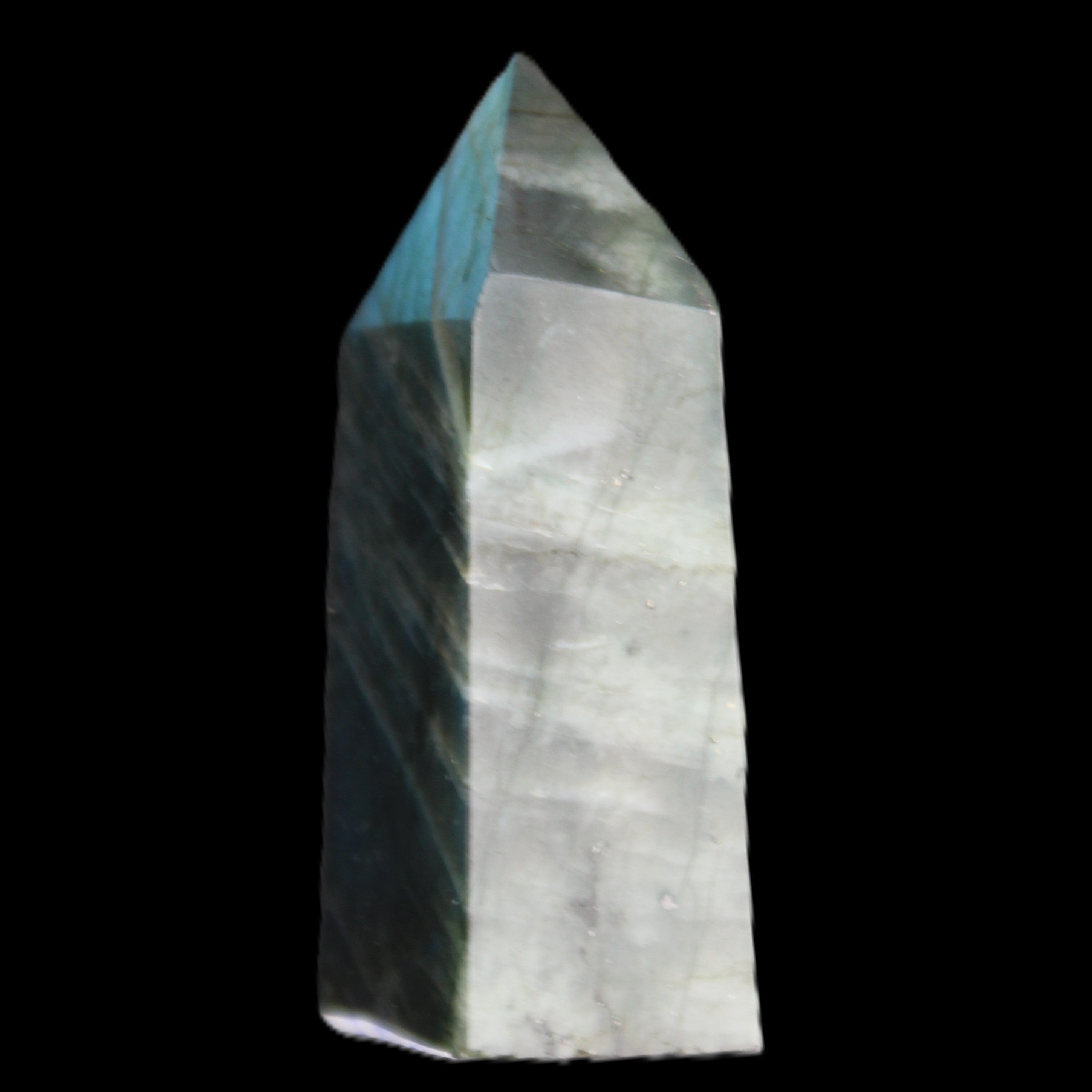 Labradorite wand 53mm 38g in sunlight - Rocks and Things Store