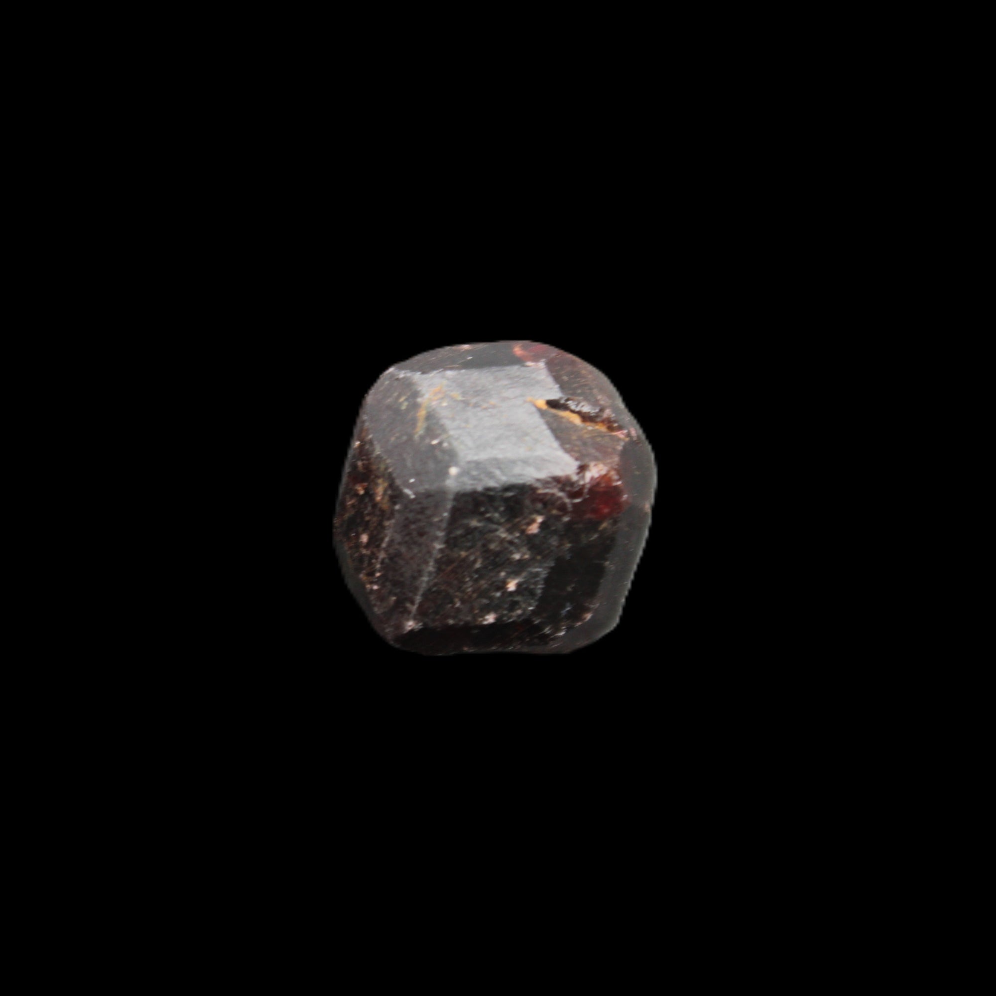 Red Pyrope Garnet crystal 25mm 19g in sunlight - Rocks and Things Store
