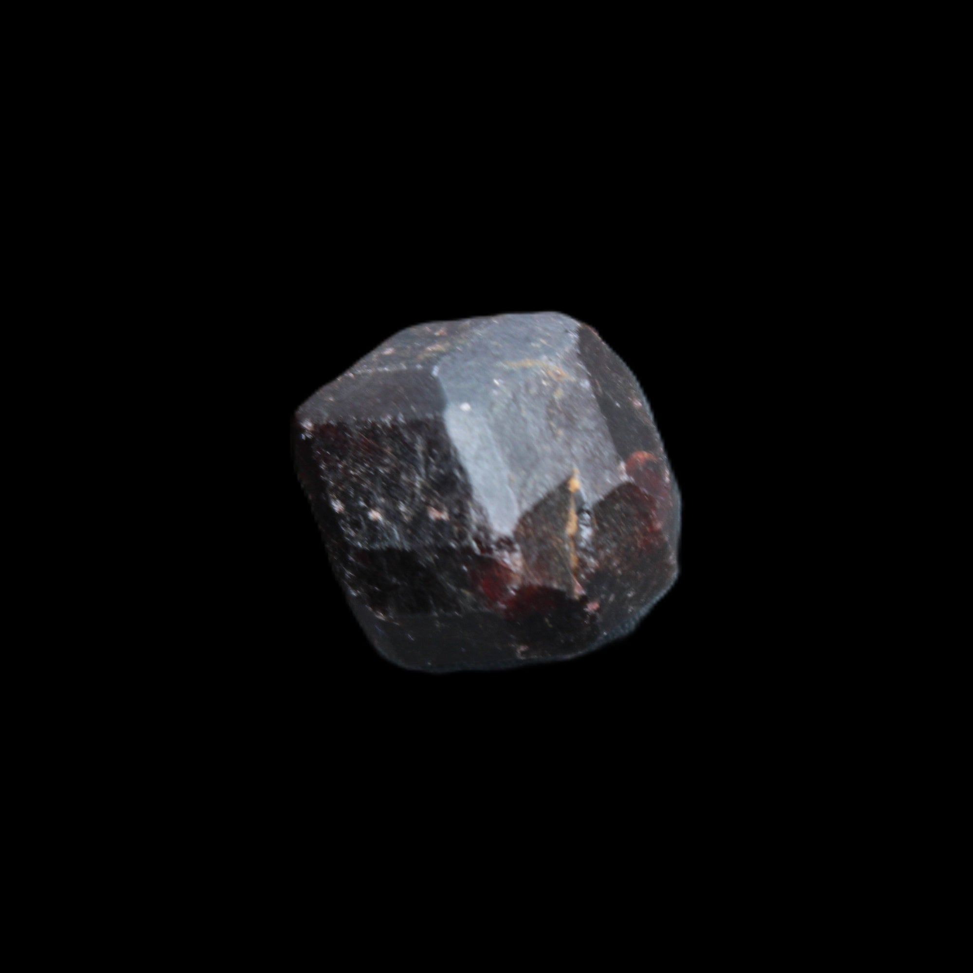 Red Pyrope Garnet crystal 25mm 19g in sunlight - Rocks and Things Store