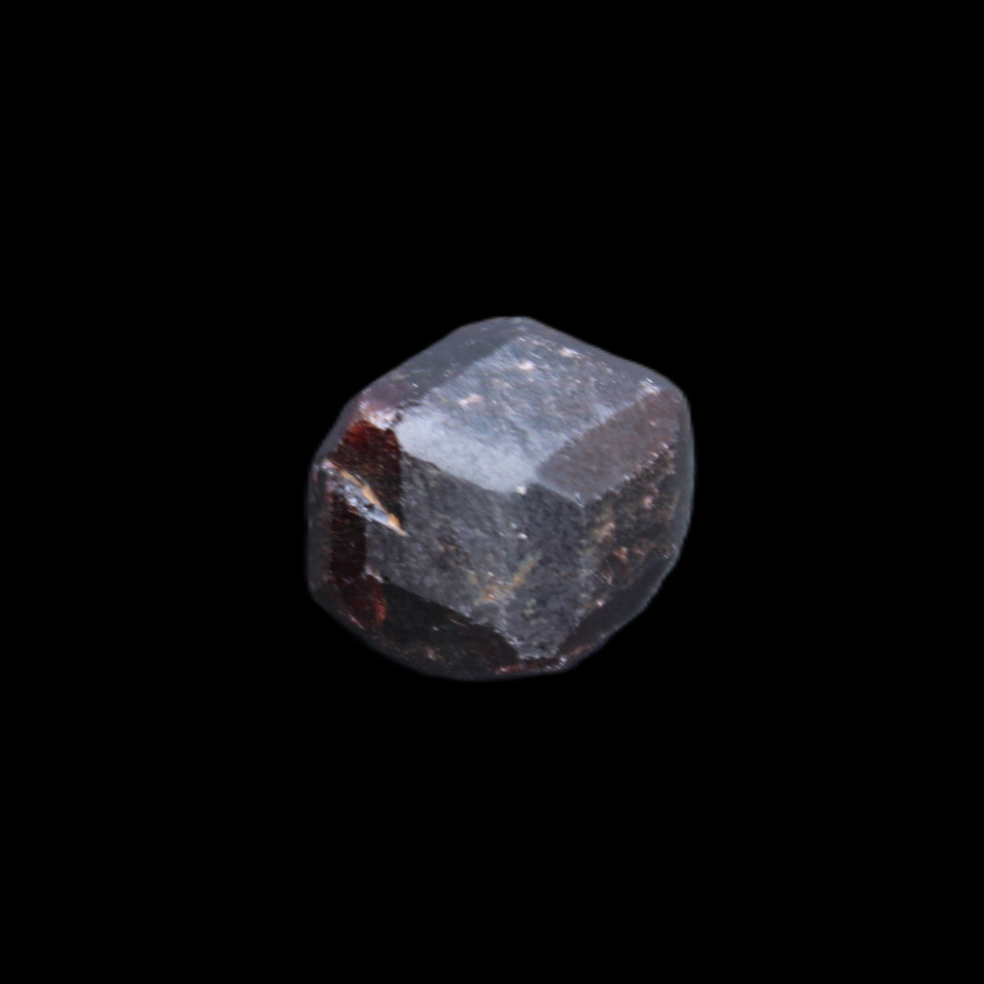 Red Pyrope Garnet crystal 25mm 19g in sunlight - Rocks and Things Store