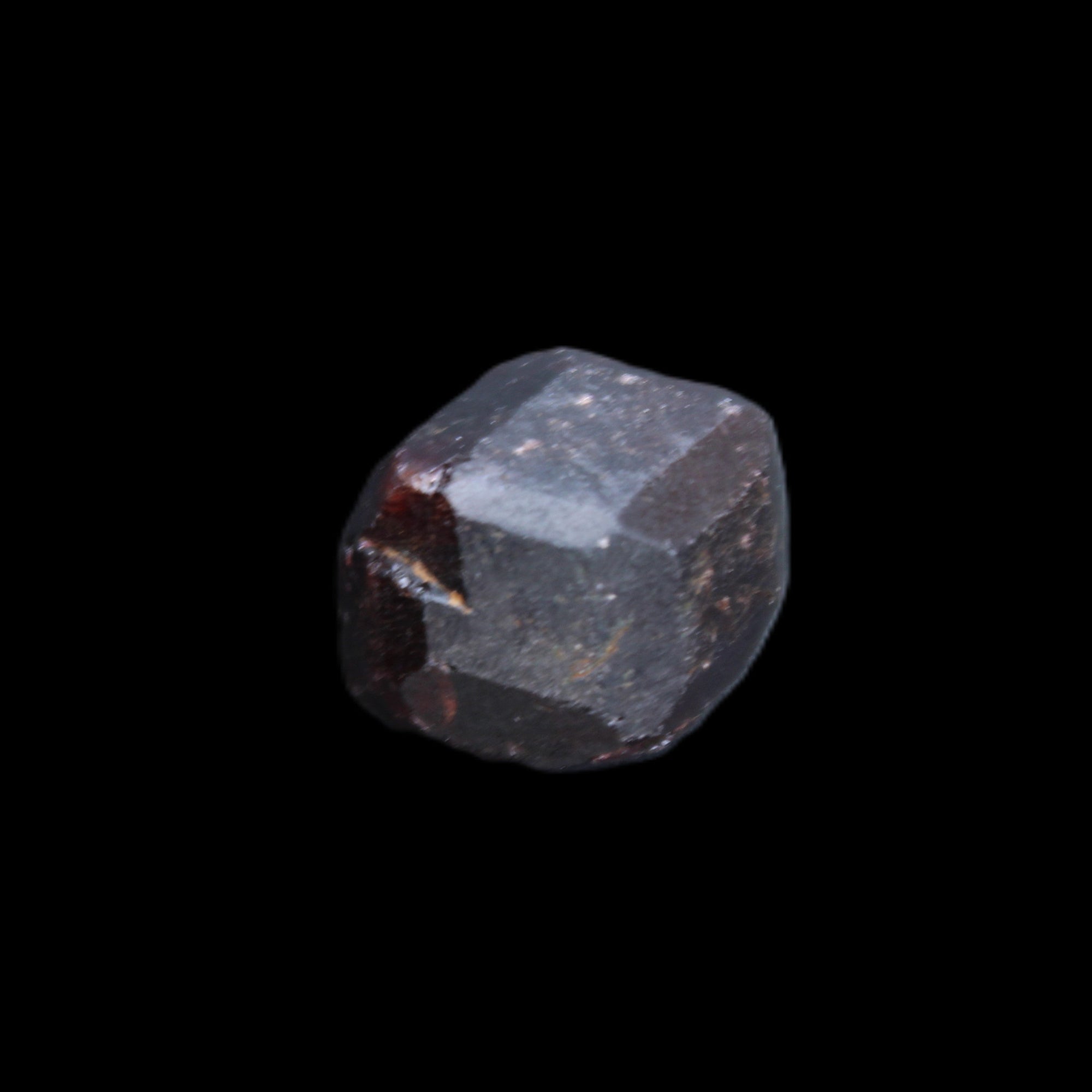 Red Pyrope Garnet crystal 25mm 19g in sunlight - Rocks and Things Store