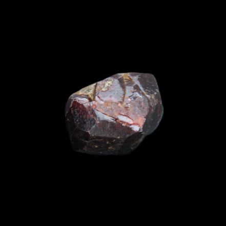 Red Pyrope Garnet crystal 25mm 19g in sunlight - Rocks and Things Store