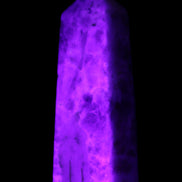 Arusha Quartz wand 67mm 49g in UV light - Rocks and Things Store