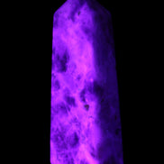 Arusha Quartz wand 67mm 49g in UV light - Rocks and Things Store