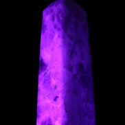 Arusha Quartz wand 67mm 49g in UV light - Rocks and Things Store