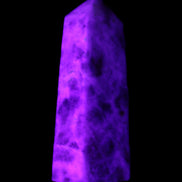 Arusha Quartz wand 67mm 49g in UV light - Rocks and Things Store