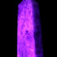 Arusha Quartz wand 67mm 49g in UV light - Rocks and Things Store
