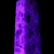 Arusha Quartz wand 67mm 49g in UV light - Rocks and Things Store