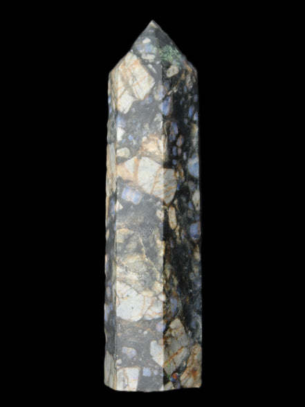 Llanite Que Sera Stone wand 89mm 75g in sunlight - Rocks and Things Store