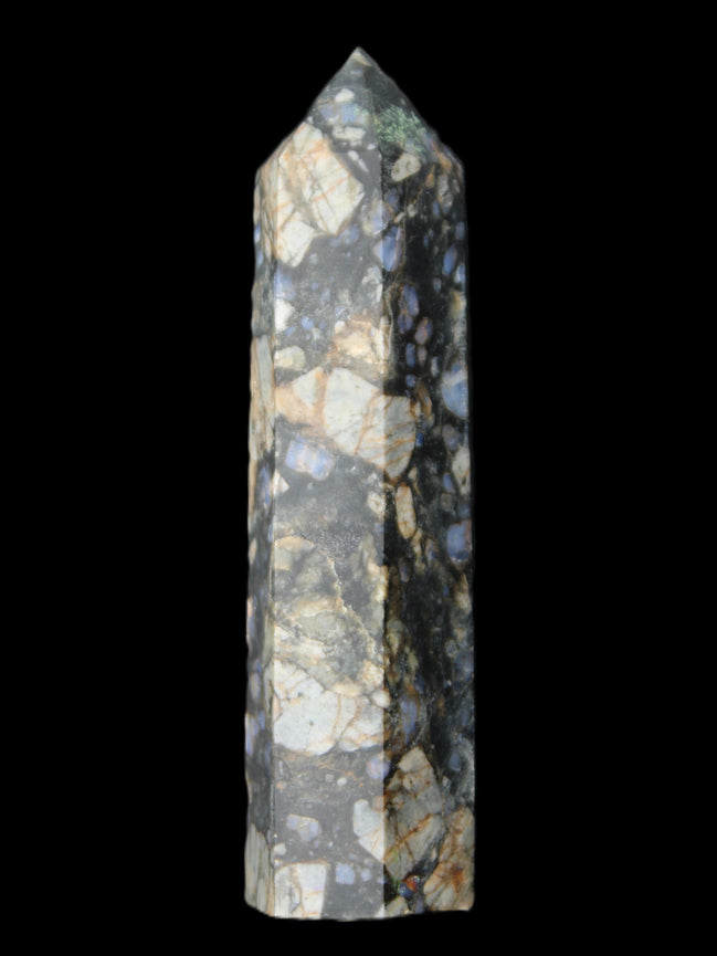 Llanite Que Sera Stone wand 89mm 75g in sunlight - Rocks and Things Store