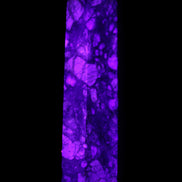 Llanite Que Sera Stone wand 89mm 75g in UV light - Rocks and Things Store