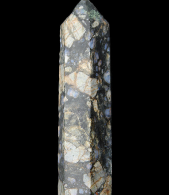 Llanite Que Sera Stone wand 89mm 75g in sunlight - Rocks and Things Store