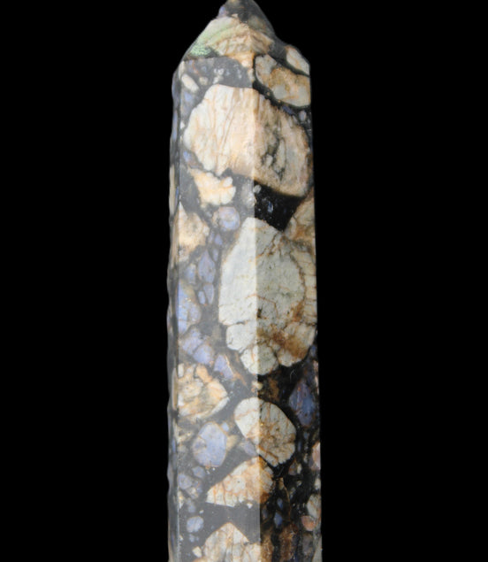 Llanite Que Sera Stone wand 89mm 75g in sunlight - Rocks and Things Store