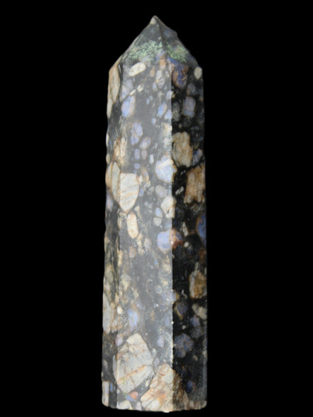 Llanite Que Sera Stone wand 89mm 75g in sunlight - Rocks and Things Store